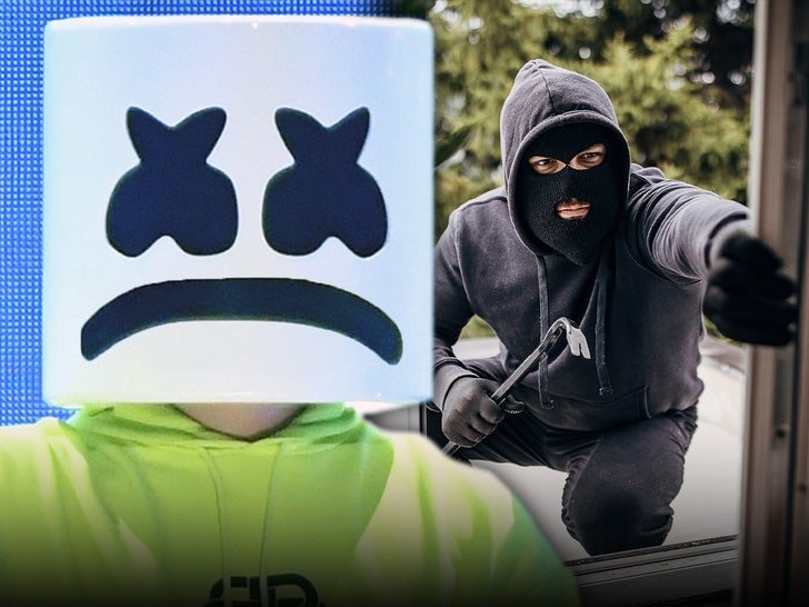 Marshmello Break in Getty Main